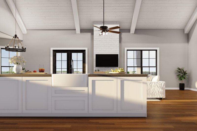 House Blueprint - Interior - Kitchen 2 for Farmhouse House Plan #923-348 - 3 bed, 2.5 bath