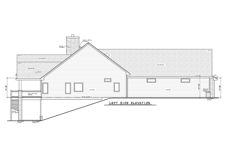 Dream House Plan - Exterior - Other Elevation for Farmhouse House Plan #20-2637 - 5 bed, 4 bath