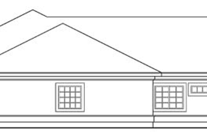 Home Plan - Exterior - Other Elevation for Mediterranean House Plan #124-411 - 3 bed, 2.5 bath