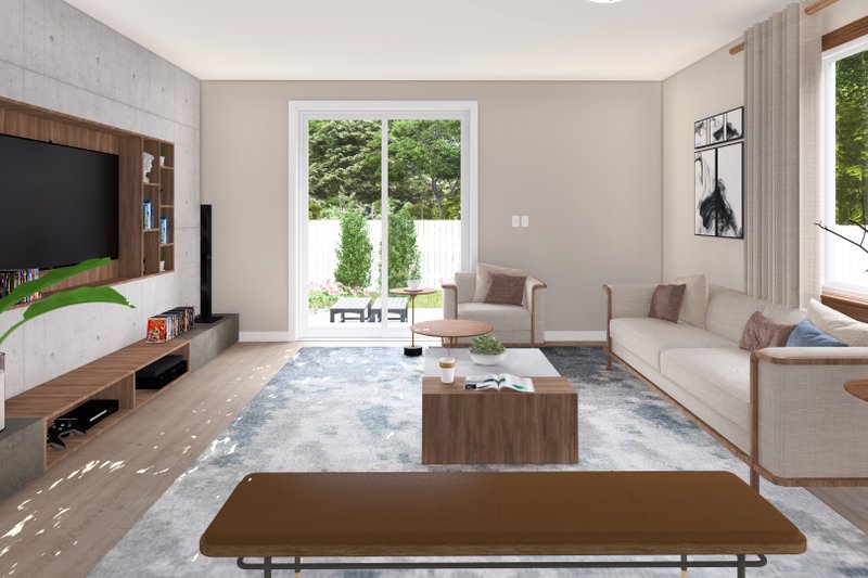 Dream House Plan - Interior - Family Room for Farmhouse House Plan #1060-321 - 10 bed, 10 bath