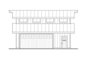 Exterior - Other Elevation for Country House Plan #124-1176, 0 bath