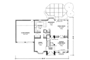 European Style House Plan - 4 Beds 2.5 Baths 2572 Sq/Ft Plan #410-205 