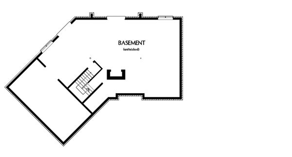 Dream House Plan - Unfinished Basement