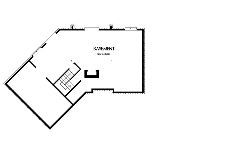 Architectural House Design - Unfinished Basement