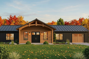 Dream House Plan - Exterior - Front Elevation for Barndominium House Plan #1064-267 - 2 bed, 2 bath