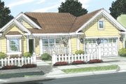 Cottage Style House Plan - 3 Beds 2 Baths 998 Sq/Ft Plan #513-2055 
