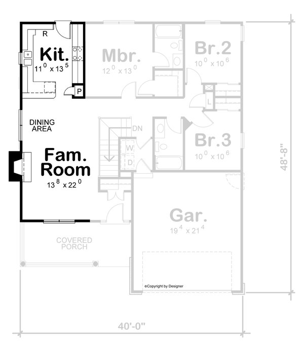 Home Plan - Victorian Floor Plan - Other Floor Plan #20-2225