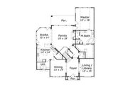 Traditional Style House Plan - 4 Beds 3.5 Baths 3901 Sq/Ft Plan #411-279 