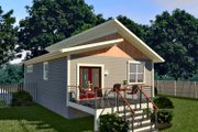 Modern Style House Plan - 3 Beds 2 Baths 1080 Sq/Ft Plan #79-330 Exterior 