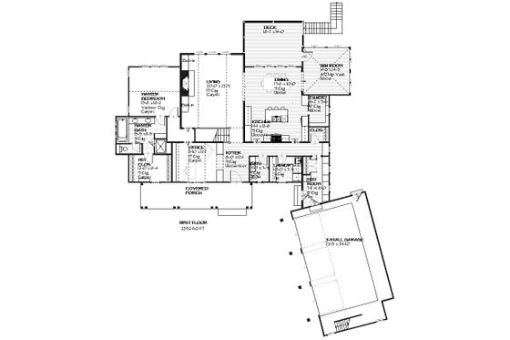 Country style house plan design