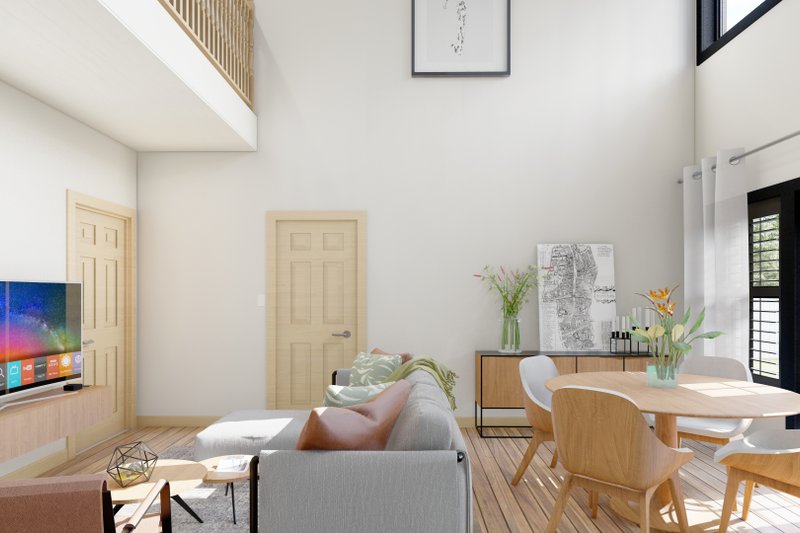 House Design - Interior - Family Room 3 for Traditional House Plan #1060-148 - 3 bed, 2.5 bath