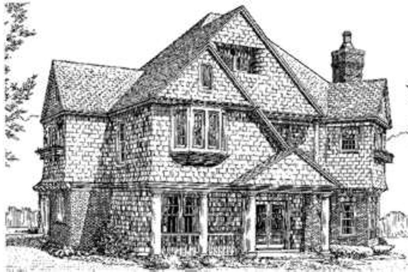 Dream House Plan - Bungalow Exterior - Front Elevation Plan #410-236