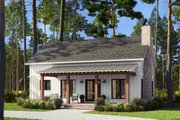 Barndominium Style House Plan - 2 Beds 2 Baths 1320 Sq/Ft Plan #430-376 