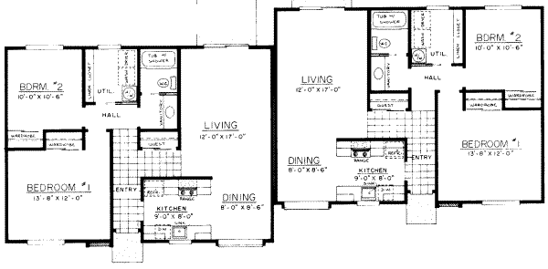Ranch Floor Plan - Main Floor Plan #303-176