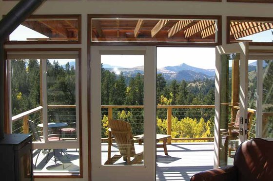 Interior - Family Room 1 for Contemporary House Plan #1042-14 - 2 bed, 3 bath