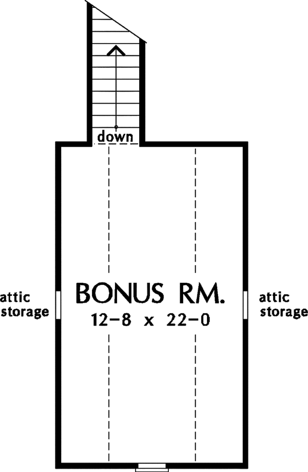 Dream House Plan - Optional Bonus Level