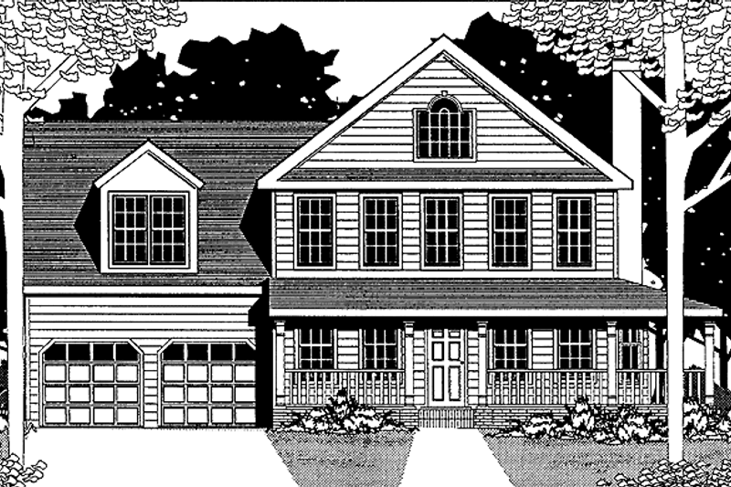 Dream House Plan - Country Exterior - Front Elevation Plan #1053-3