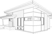 Modern Style House Plan - 1 Beds 1 Baths 716 Sq/Ft Plan #895-147 