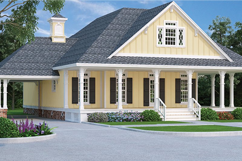 Dream House Plan - Exterior - Front Elevation 4 for Traditional House Plan #45-569 - 4 bed, 2.5 bath