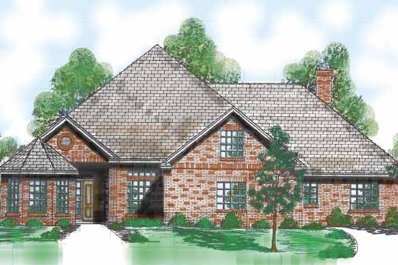 House Design - Traditional Exterior - Front Elevation Plan #52-270