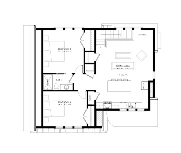 Home Plan - Farmhouse Floor Plan - Upper Floor Plan #1114-49