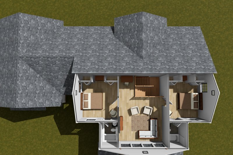 House Plan Design - Exterior - Front Elevation 3 for Farmhouse House Plan #513-2333 - 3 bed, 3.5 bath