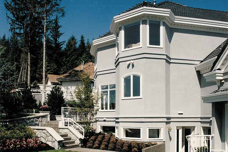 Home Plan - Exterior - Rear Elevation 1 for Mediterranean House Plan #47-875 - 4 bed, 4.5 bath