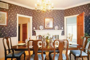 Interior - Dining Room for Classical House Plan #72-684 - 5 bed, 3.5 bath