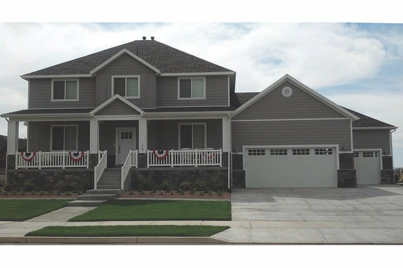 Dream House Plan - Exterior - Front Elevation 3 for Traditional House Plan #1060-8 - 5 bed, 4 bath