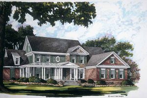 House Plan Design - Exterior - Front Elevation for Country House Plan #952-248 - 4 bed, 4.5 bath