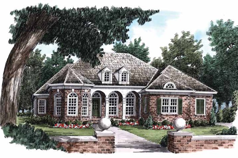 Dream House Plan - Country Exterior - Front Elevation Plan #927-778