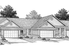 Ranch Style House Plan - 5 Beds 3 Baths 3433 Sq/Ft Plan #70-1397