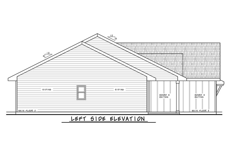 Dream House Plan - Exterior - Rear Elevation 1 for Farmhouse House Plan #20-2655 - 3 bed, 2 bath