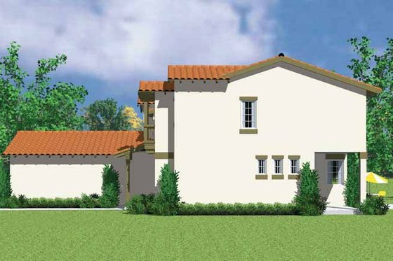 Exterior - Other Elevation for Adobe / Southwestern House Plan #72-1133 - 3 bed, 2.5 bath