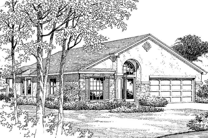 Home Plan - Exterior - Front Elevation 3 for Country House Plan #1015-39 - 4 bed, 2 bath