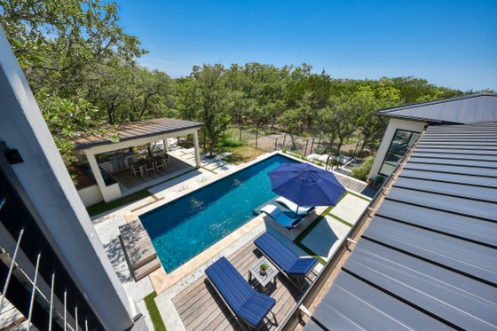 Exterior - Outdoor Living 1 for Modern House Plan #1110-39 - 5 bed, 4.5 bath