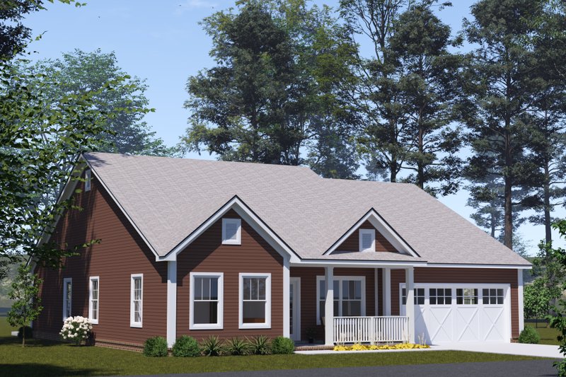 House Blueprint - Exterior - Other Elevation 3 for Cottage House Plan #513-2362 - 4 bed, 2.5 bath