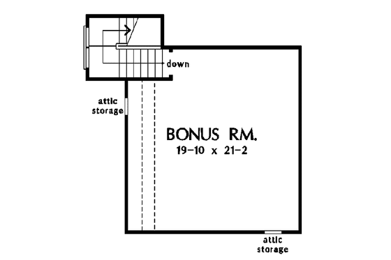 Floor Plan - Other Floor for Traditional House Plan #929-741 - 4 bed, 3 bath