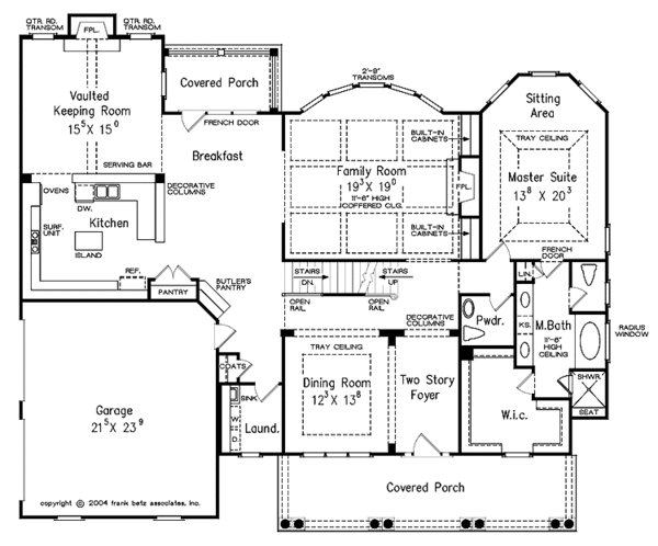 House Design - Country Floor Plan - Main Floor Plan #927-279