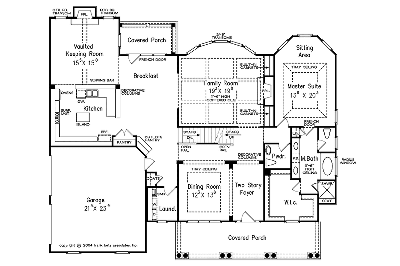 Dream House Plan - Floor Plan - Main Floor for Country House Plan #927-279 - 4 bed, 3.5 bath