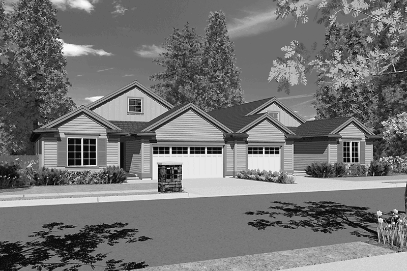 Dream House Plan - Ranch Exterior - Front Elevation Plan #48-804
