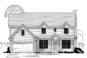 Traditional Exterior - Front Elevation Plan #67-119