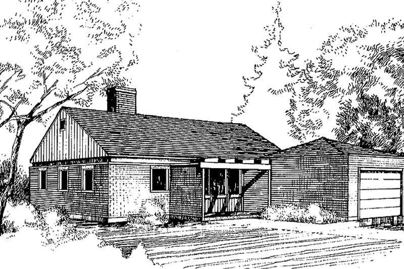 House Plan Design - Country Exterior - Front Elevation Plan #60-962