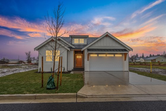 Exterior - Front Elevation 3 for Farmhouse House Plan #1070-205 - 3 bed, 2 bath