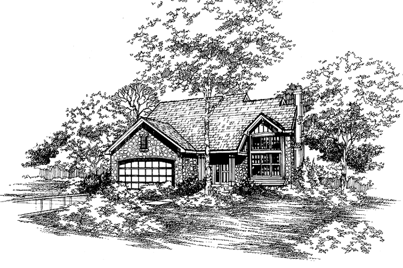 Home Plan - Craftsman Exterior - Front Elevation Plan #320-936