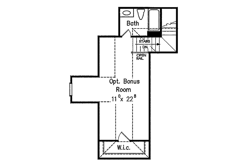 Home Plan - Floor Plan - Upper Floor for Traditional House Plan #927-323 - 3 bed, 2.5 bath