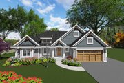 Craftsman Style House Plan - 2 Beds 2.5 Baths 1986 Sq/Ft Plan #70-1271 