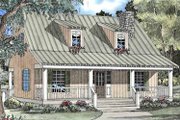 Craftsman Style House Plan - 2 Beds 2 Baths 1400 Sq/Ft Plan #17-3150 