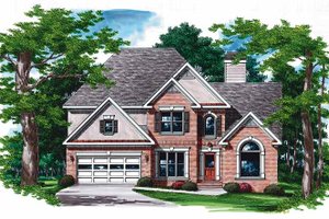 Exterior - Front Elevation for Traditional House Plan #927-112 - 4 bed, 3 bath