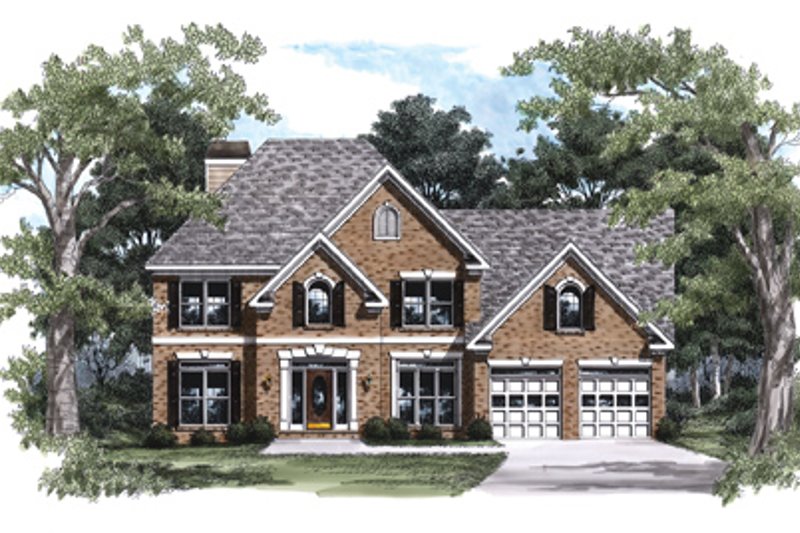 Dream House Plan - Colonial Exterior - Front Elevation Plan #927-156